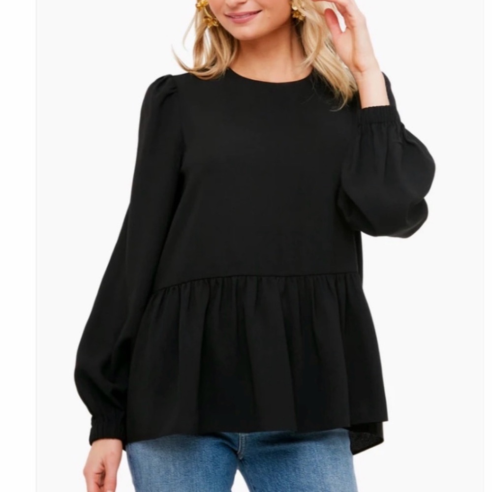Pomander Place Carlota Peplum Blouse from Tuckernuck XS